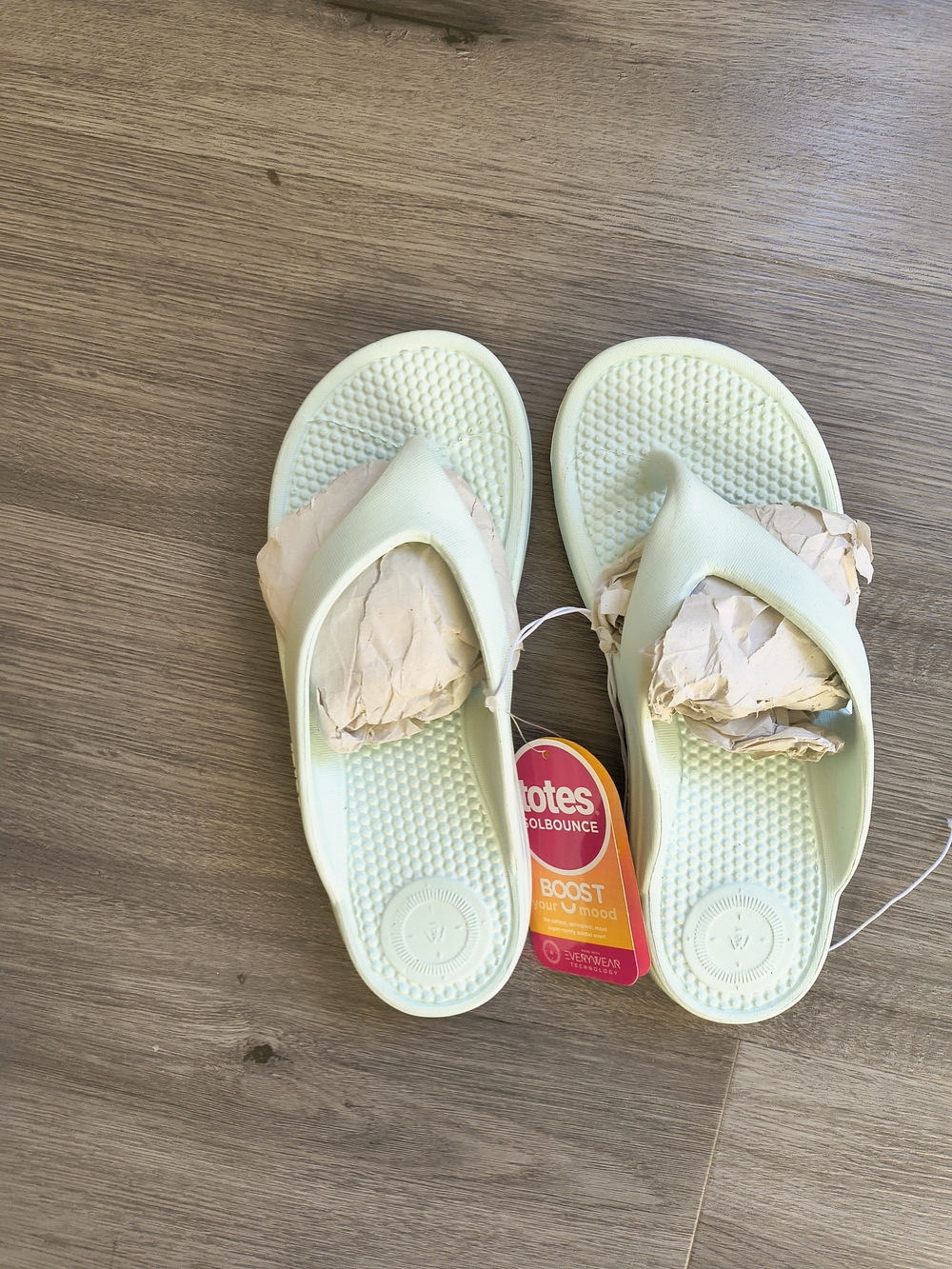 Kids Mint Green Foam Flip Flop Sandals